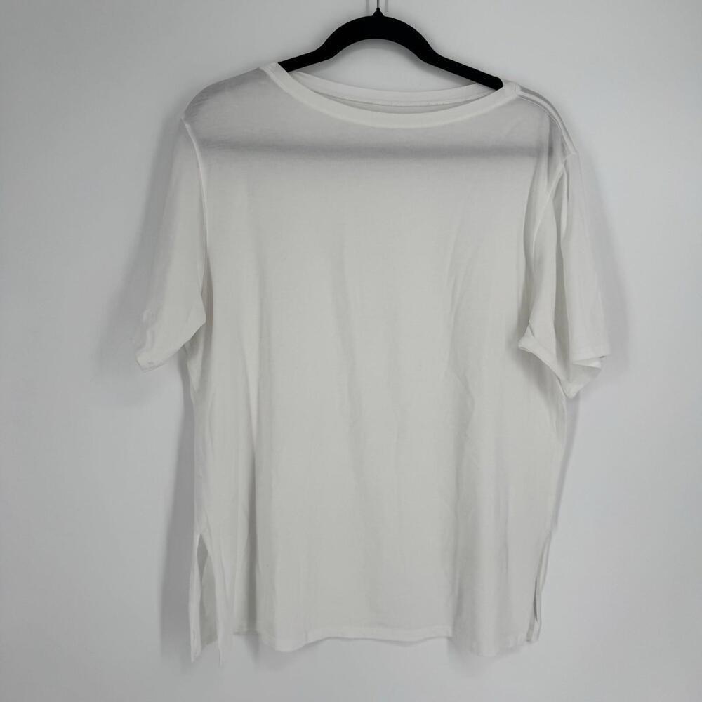 Lululemon Shirt Women’s 6 white oversized relaxed minimalist workout running